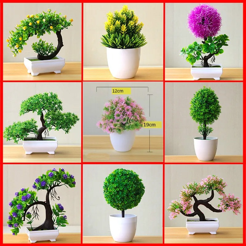 Bonsai Garden Home - Piccolo Albero Artificiale in Vaso, Piante