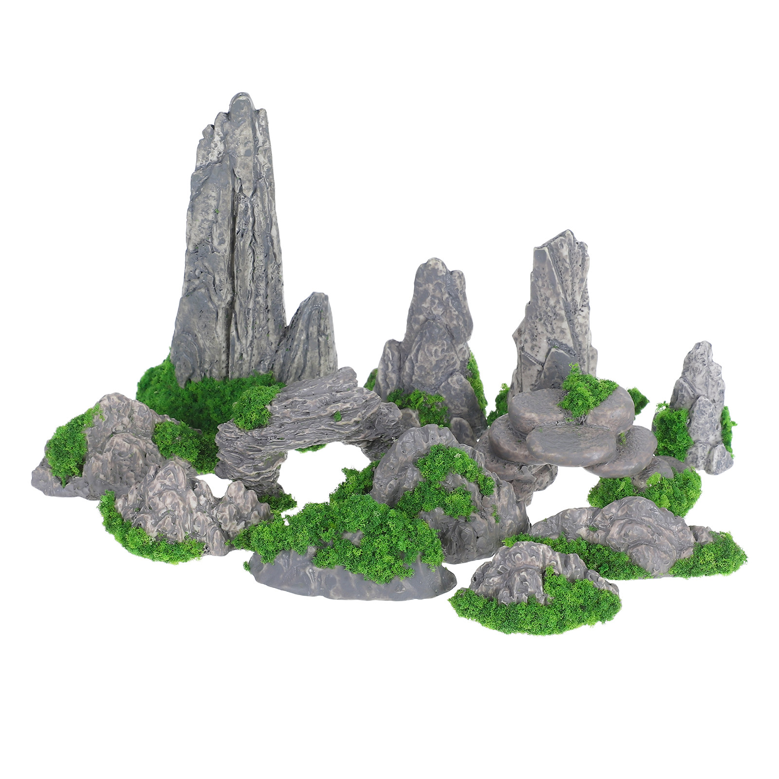 12 Pezzi di Decorazioni in Res - Bonsai Garden With Sand recensione e prezzo